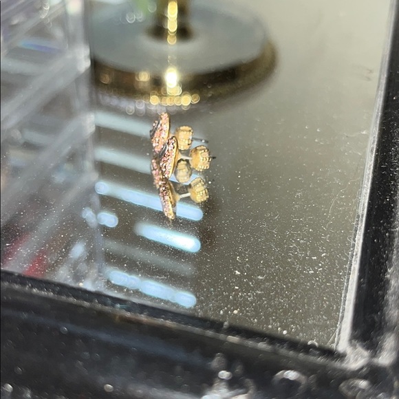 Juicy couture pink heart earrings - Picture 2 of 4